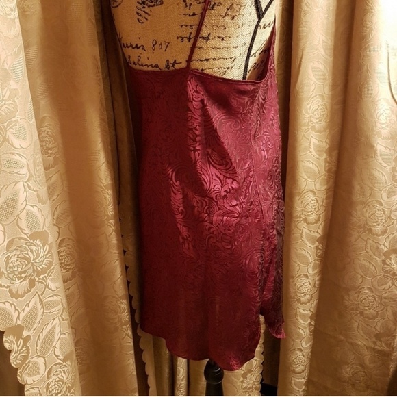 Vintage Intimate Affairs Cali Satin Damask Lingerie Sleep Loungewear Luxury Sexy - Picture 2 of 9